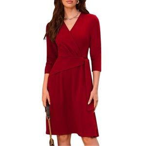 Women’s Cocktail V Neck Dress